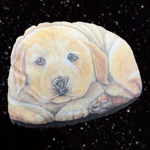 ELLAY Fiddlers Elbow Bichon Dog Pupper Weighted Paperweight Doorstop 2002 Toy